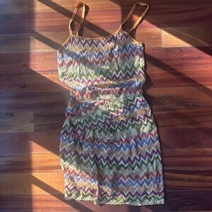 Missoni Zigzag Mini Dress in Multicolor